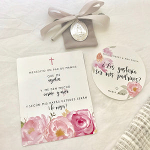 Pregnancy & God Parents Announcement Kit