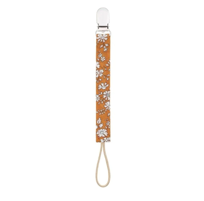 Fall Flowers Pacifier Clip