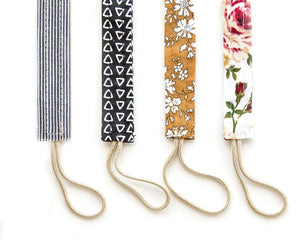 Vivid Flowers Pacifier Clip